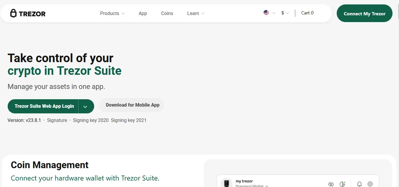 Trezor.io/start | Trezor Suite App | Trezor® - Trezor.io/start®