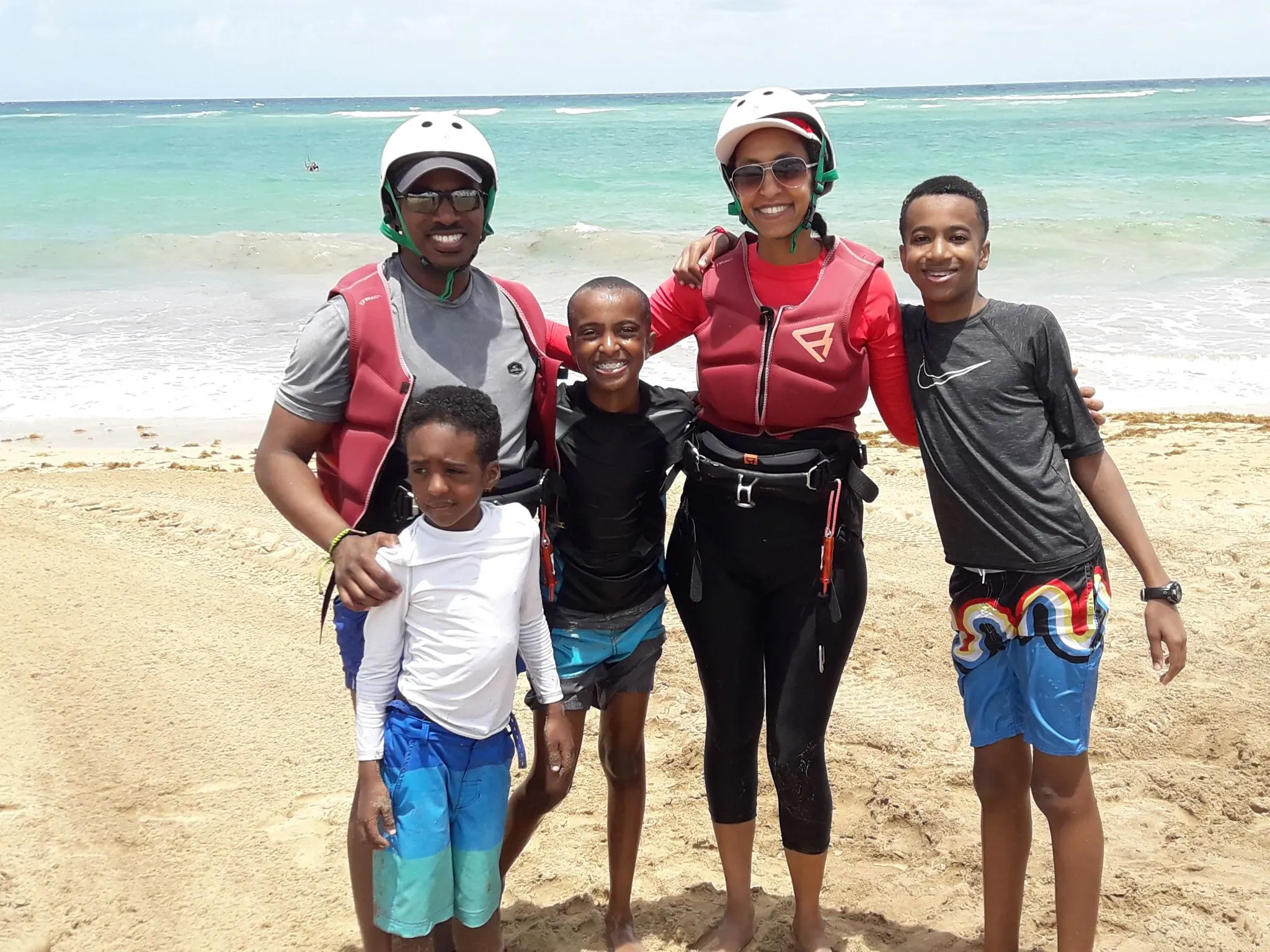 Kitesurfing lesson